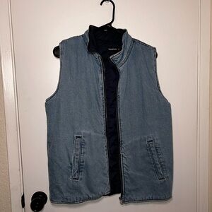 Boohoo Light Blue Denim Vest